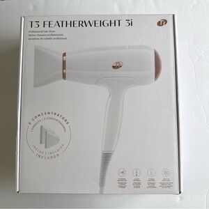 NEW T3 Featherweight 3i Professional Ionic Hair Dryer - White